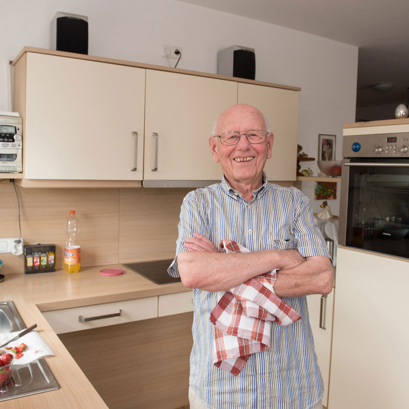 Wohnung betreutes Pflegewohnen des Sozialen Zentrum Calden der Werk-Hilfe