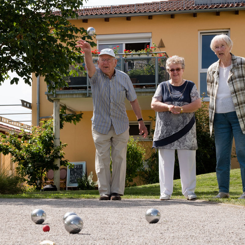 Boule-Meisterschaft im Soziales Zentrum Calden "Wohnen im Park"