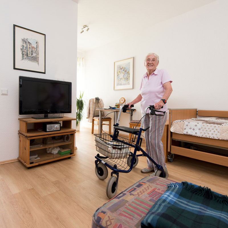 Zimmer in der Wohngemeinschaft des Sozialen Zentrum Espenau der Werk-Hilfe